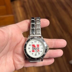 Game Time Silver Huskers Watch